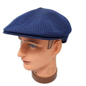 Kangol Tropic 504 Ventair Navy Blue Medium Flat Cap